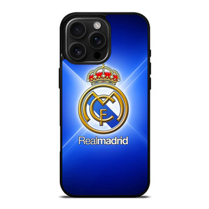 REAL MADRID FC LOGO iPhone 16 Pro Max Case REAL MADRID FC LOGO iPhone 16 Pro Max Case
