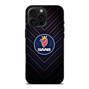 SAAB AUTOMOBILE LOGO iPhone 16 Pro Max Case SAAB AUTOMOBILE LOGO iPhone 16 Pro Max Case