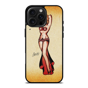 SAILOR JERRY BIKINI GIRL TATTOO iPhone 16 Pro Max Case SAILOR JERRY BIKINI GIRL TATTOO iPhone 16 Pro Max Case