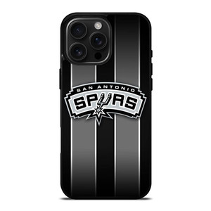 SAN ANTONIO SPURS NBA STRIPE LOGO iPhone 16 Pro Max Case SAN ANTONIO SPURS NBA STRIPE LOGO iPhone 16 Pro Max Case