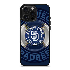 SAN DIEGO PADRES MLB LOGO iPhone 16 Pro Max Case SAN DIEGO PADRES MLB LOGO iPhone 16 Pro Max Case