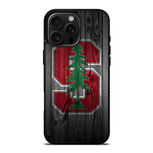 STANFORD CARDINAL WOODEN LOGO iPhone 16 Pro Max Case STANFORD CARDINAL WOODEN LOGO iPhone 16 Pro Max Case