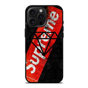 SUPREME DIAMOND SUPPLY CO BLACK iPhone 16 Pro Max Case