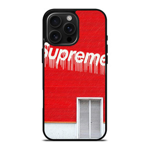 SUPREME MELTED RED HOUSE iPhone 16 Pro Max Case