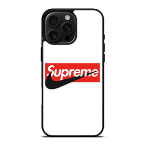 SUPREME X NIKE LOGO iPhone 16 Pro Max Case SUPREME X NIKE LOGO iPhone 16 Pro Max Case