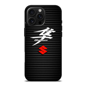 SUZUKI HAYABUSA CARBON LOGO iPhone 16 Pro Max Case SUZUKI HAYABUSA CARBON LOGO iPhone 16 Pro Max Case