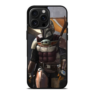 THE MANDALORIAN AND BABY YODA iPhone 16 Pro Max Case THE MANDALORIAN AND BABY YODA iPhone 16 Pro Max Case