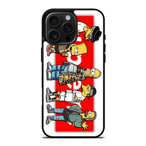 THE SIMPSONS SUPREME HYPEBEAST iPhone 16 Pro Max Case THE SIMPSONS SUPREME HYPEBEAST iPhone 16 Pro Max Case