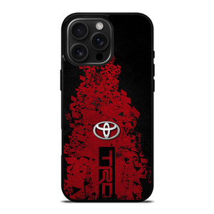 TOYOTA TRD RED CARBON LOGO iPhone 16 Pro Max Case
