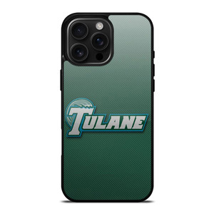 TULANE UNIVERSITY LOGO CARBON iPhone 16 Pro Max Case