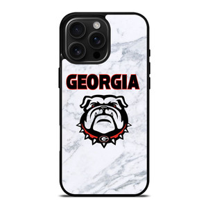 UGA GEORGIA BULLDOGS MARBLE LOGO iPhone 16 Pro Max Case UGA GEORGIA BULLDOGS MARBLE LOGO iPhone 16 Pro Max Case