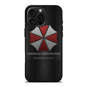 UMBRELLA CORPORATION CRACKED LOGO iPhone 16 Pro Max Case UMBRELLA CORPORATION CRACKED LOGO iPhone 16 Pro Max Case
