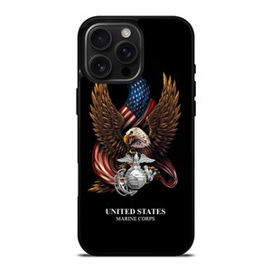 UNITED STATES MARINE CORPS USMC LOGO iPhone 16 Pro Max Case UNITED STATES MARINE CORPS USMC LOGO iPhone 16 Pro Max Case