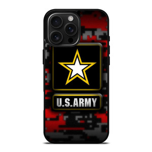 US ARMY CAMO LOGO iPhone 16 Pro Max Case US ARMY CAMO LOGO iPhone 16 Pro Max Case