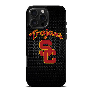 USC TROJANS RUSTY METAL LOGO iPhone 16 Pro Max Case