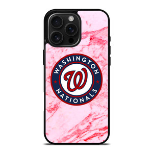 WASHINGTON NATIONALS PINK MARBLE iPhone 16 Pro Max Case