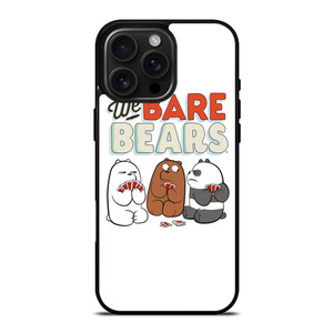 WE BARE BEARS CUTE CARTOON iPhone 16 Pro Max Case WE BARE BEARS CUTE CARTOON iPhone 16 Pro Max Case