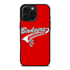 WISCONSIN BADGERS FOOTBALL SYMBOL iPhone 16 Pro Max Case WISCONSIN BADGERS FOOTBALL SYMBOL iPhone 16 Pro Max Case