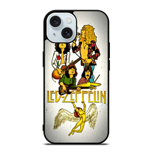 LED ZEPPELIN ROCK BAND ART iPhone 15  Case Cover