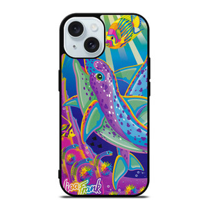 LISA FRANK DOLPHINS iPhone 15 Case Cover LISA FRANK DOLPHINS iPhone 15 Case Cover