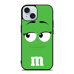 M&M GREEN iPhone 15 Case Cover M&M GREEN iPhone 15 Case Cover