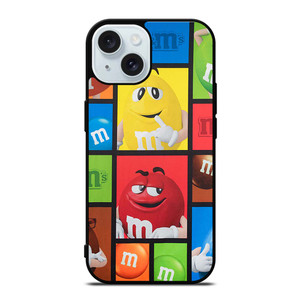 M&M'S CANDIES MASCOT COLLAGE iPhone 15  Case Cover