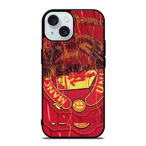 MANCHESTER UNITED DNA LOGO iPhone 15  Case Cover