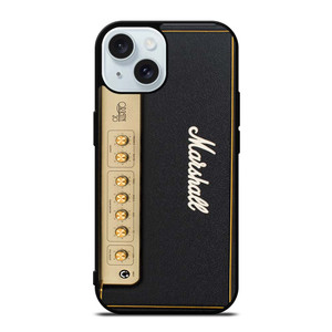 MARSHALL AMPLIFICATION GOLD iPhone 15 Case Cover MARSHALL AMPLIFICATION GOLD iPhone 15 Case Cover