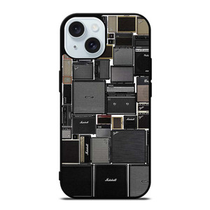 MARSHALL AMPLIFIER COLLAGE iPhone 15  Case Cover