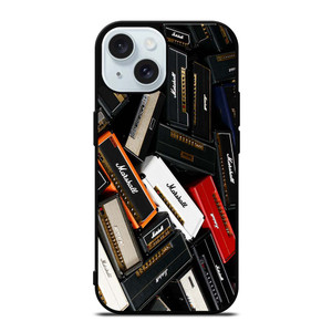 MARSHALL AMPLIFIER COLLECTION iPhone 15 Case Cover MARSHALL AMPLIFIER COLLECTION iPhone 15 Case Cover