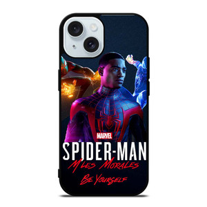 MARVEL SPIDERMAN MILES MORALES POSTER iPhone 15  Case Cover
