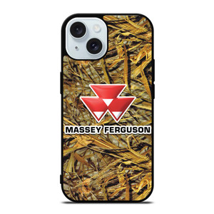 MASSEY FERGUSON CAMO LOGO iPhone 15  Case Cover MASSEY FERGUSON CAMO LOGO iPhone 15  Case Cover