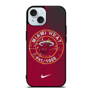 MIAMI HEAT NIKE BADGE iPhone 15  Case Cover