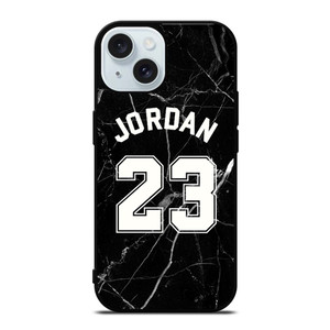 MICHAEL JORDAN 23 BLACK MARBLE iPhone 15  Case Cover