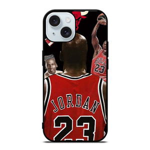 MICHAEL JORDAN CHICAGO BULLS COLLAGE iPhone 15  Case Cover