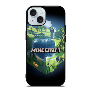 MINECRAFT GAME WORLD LOGO iPhone 15  Case Cover