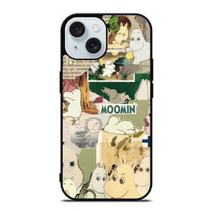 MOOMIN CARTOON LOVE MOMMENT iPhone 15 Case Cover MOOMIN CARTOON LOVE MOMMENT iPhone 15 Case Cover
