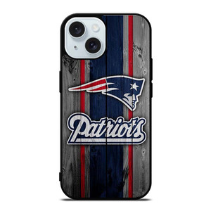 NEW ENGLAND PATRIOTS WOODEN LOGO iPhone 15  Case Cover NEW ENGLAND PATRIOTS WOODEN LOGO iPhone 15  Case Cover