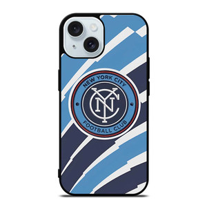 NEW YORK CITY FC STRIPS iPhone 15  Case Cover NEW YORK CITY FC STRIPS iPhone 15  Case Cover