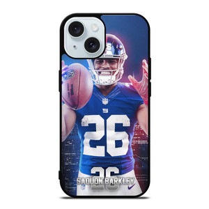 NEW YORK GIANTS SAQUON BARKLEY 26 NFL iPhone 15  Case Cover
