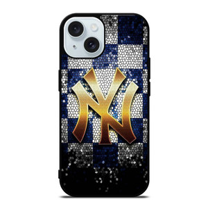 NEW YORK YANKEES GLASS ART iPhone 15  Case Cover