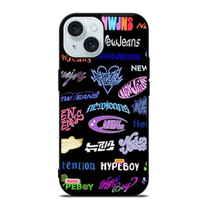 NEWJEANS STICKER COLLAGE iPhone 15  Case Cover