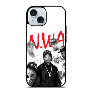 NWA NIGGAZ WIT ATTITUDES HIP HOP GROUP iPhone 15 Case Cover NWA NIGGAZ WIT ATTITUDES HIP HOP GROUP iPhone 15 Case Cover