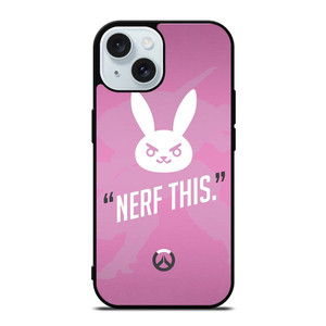 OVERWATCH D.VA NERF THIS iPhone 15  Case Cover OVERWATCH D.VA NERF THIS iPhone 15  Case Cover