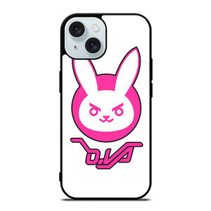 OVERWATCH D.VA SYMBOL iPhone 15  Case Cover OVERWATCH D.VA SYMBOL iPhone 15  Case Cover