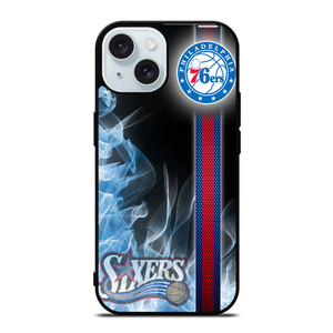 PHILADELPHIA 76ERS NBA FIRE iPhone 15  Case Cover