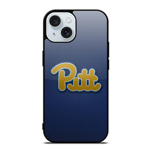 PITTSBURGH PANTHERS FOOTBALL CARBON iPhone 15  Case Cover PITTSBURGH PANTHERS FOOTBALL CARBON iPhone 15  Case Cover