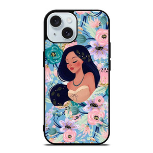 POCAHONTAS FLORAL iPhone 15  Case Cover POCAHONTAS FLORAL iPhone 15  Case Cover