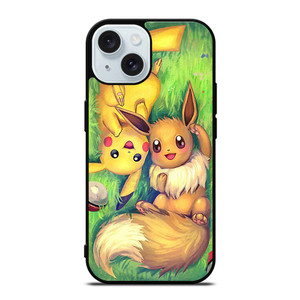 POKEMON EEVEE AND PIKACHU iPhone 15  Case Cover