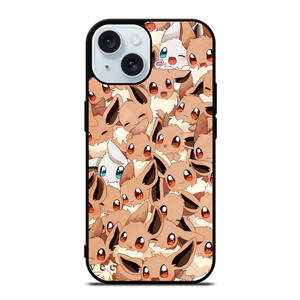 POKEMON EEVEE COLLAGE iPhone 15 Case Cover POKEMON EEVEE COLLAGE iPhone 15 Case Cover